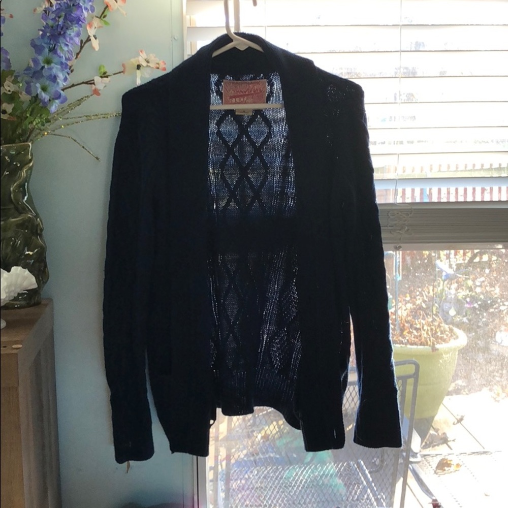 Navy blue cardigan